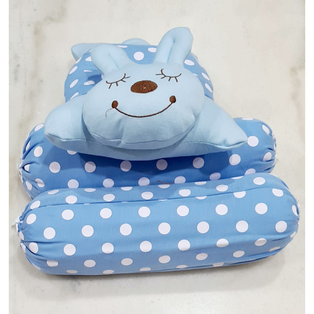 Bantal Guling Bayi 3in1 Bantal Bayi Guling Bayi Bantal Tidur Bayi Perlengkapan Tidur Bayi BGS-05