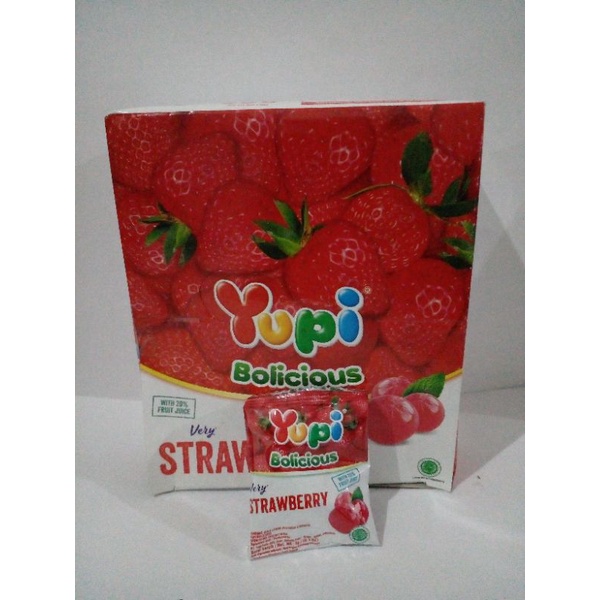 

Yupi bolicius strawberry per biji