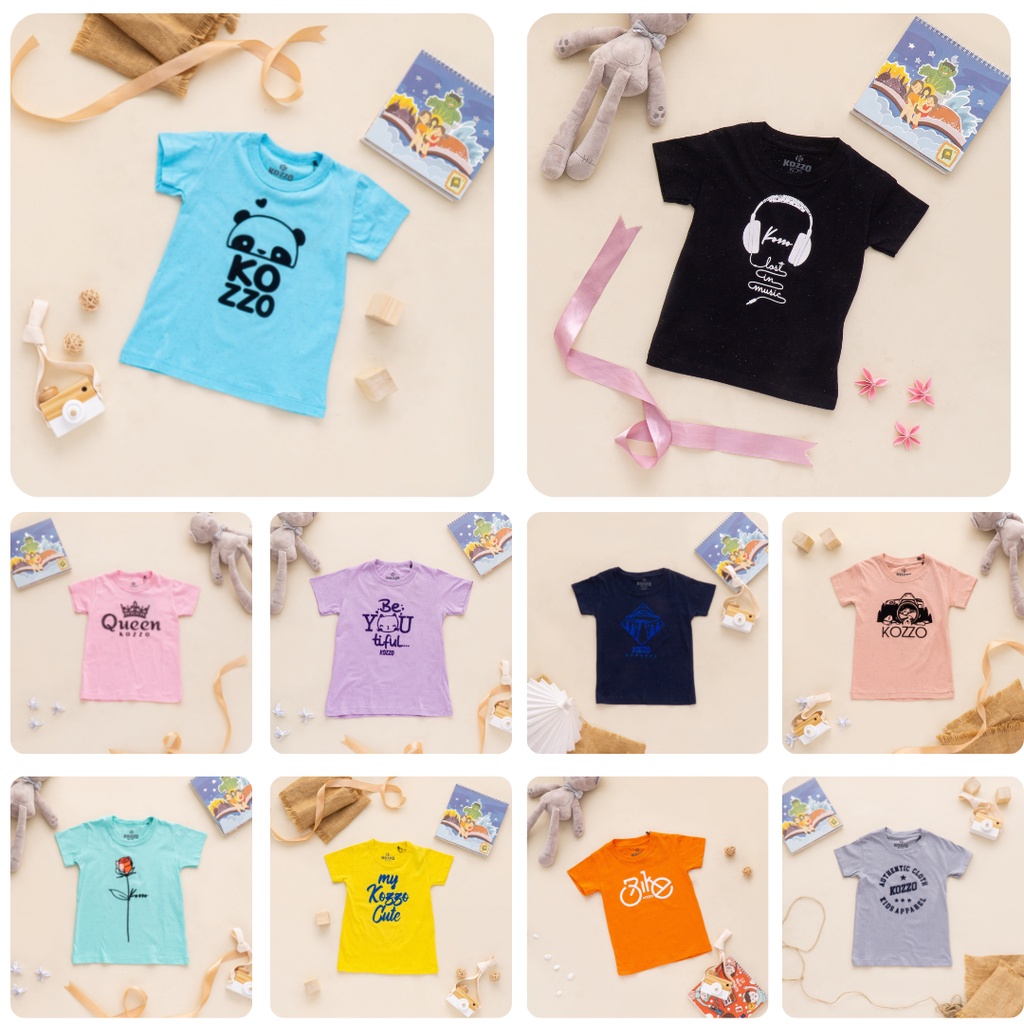 Baju Kaos anak cewe cewek & cowo cowok branded cool kids pakaian anak perempuan laki laki unisex  us