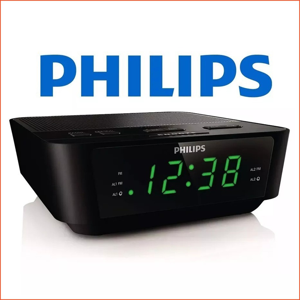 Philips Digital Tuning Alarm Clock AJ-3116 FM Radio