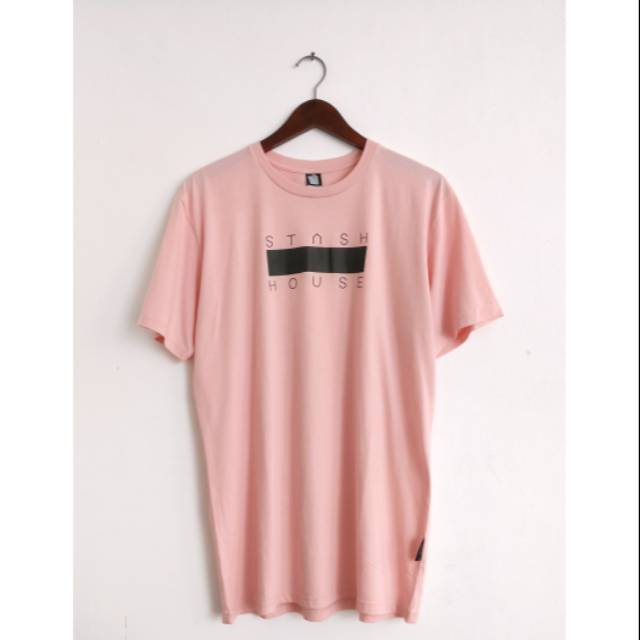StashHouse Short Sleeve Tee (Soft Pink)