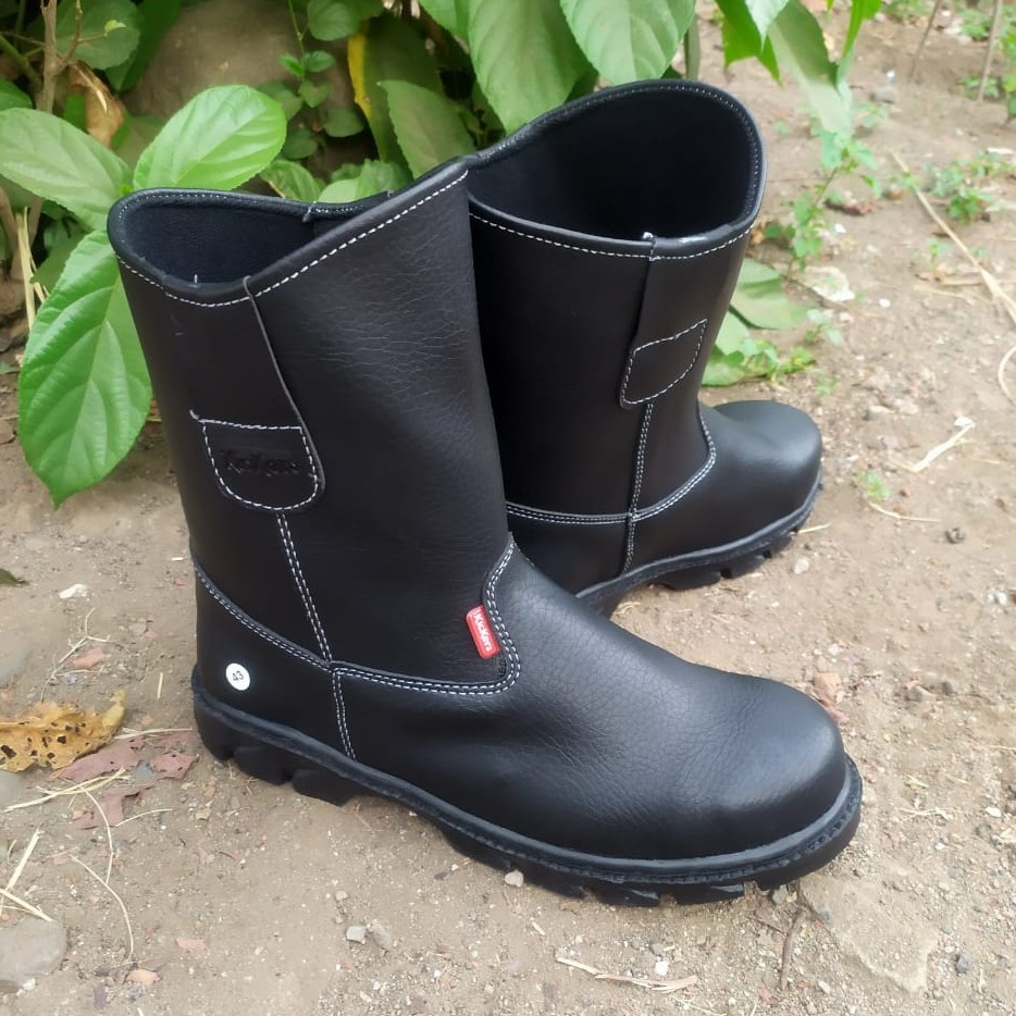 Sepatu Safety Boot King Kickers SKN Asli  Boot termurah-HITAM
