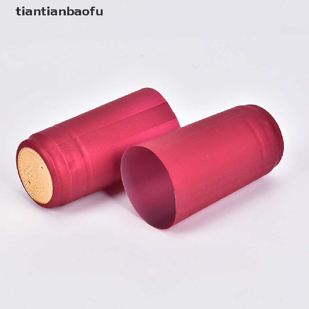 10 Pcs Tutup Botol Wine Bahan PVC Heat Shrink