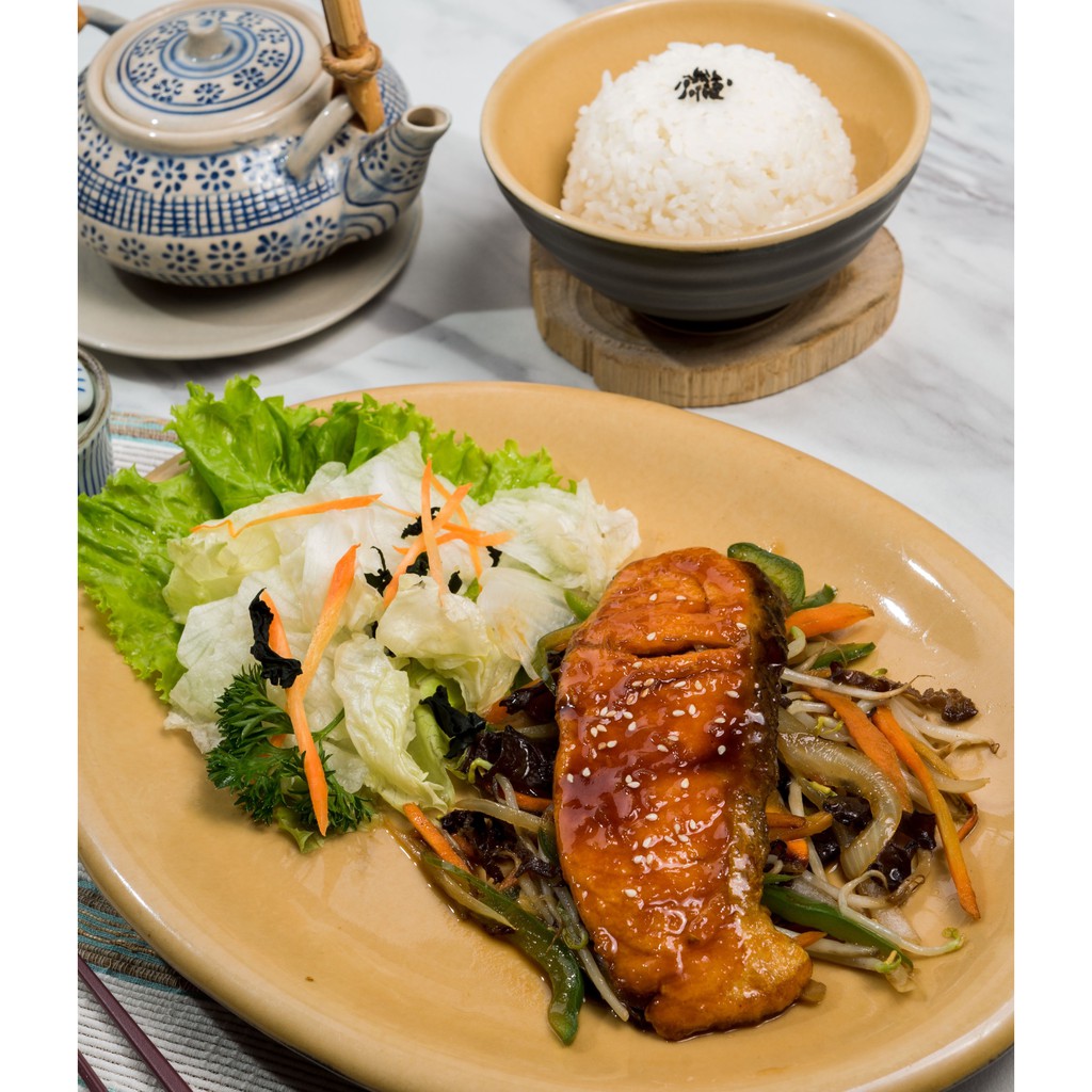 

Salmon Teriyaki Rice