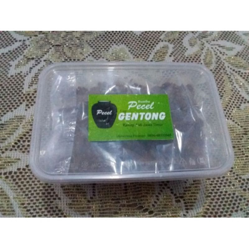 

Bumbu Pecel Cap Gentong (kemasan box 500gr)