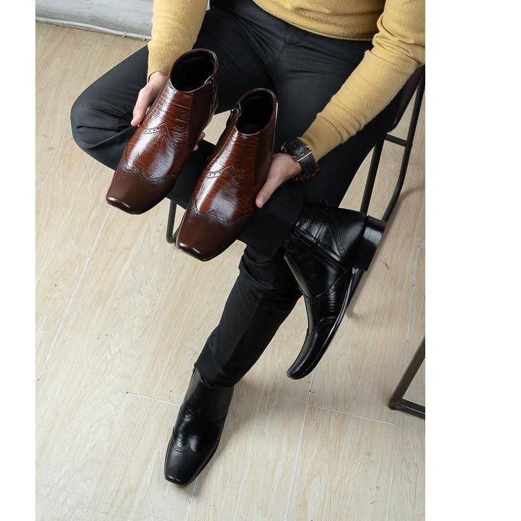 [BEST SELLER] ODON CIBADUYUT SEPATU PANTOFEL PRIA BAHAN 100% KULIT ASLI PREMIUM OC-738 - Bagus