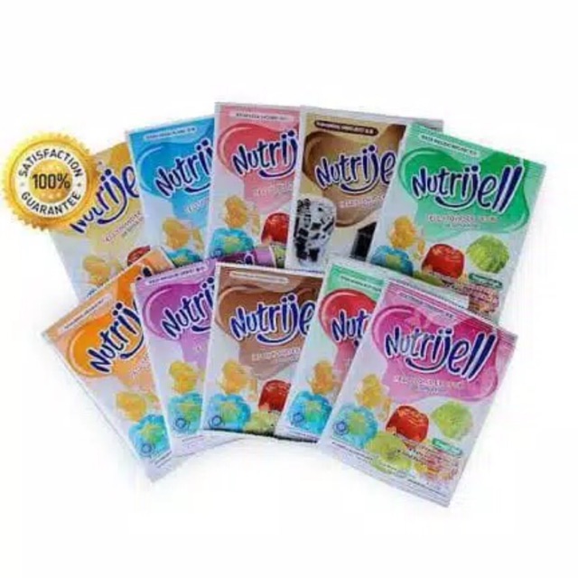 

Nutrijel Bubuk Jelly kemasan ekonomis 10gr Rasa Buah