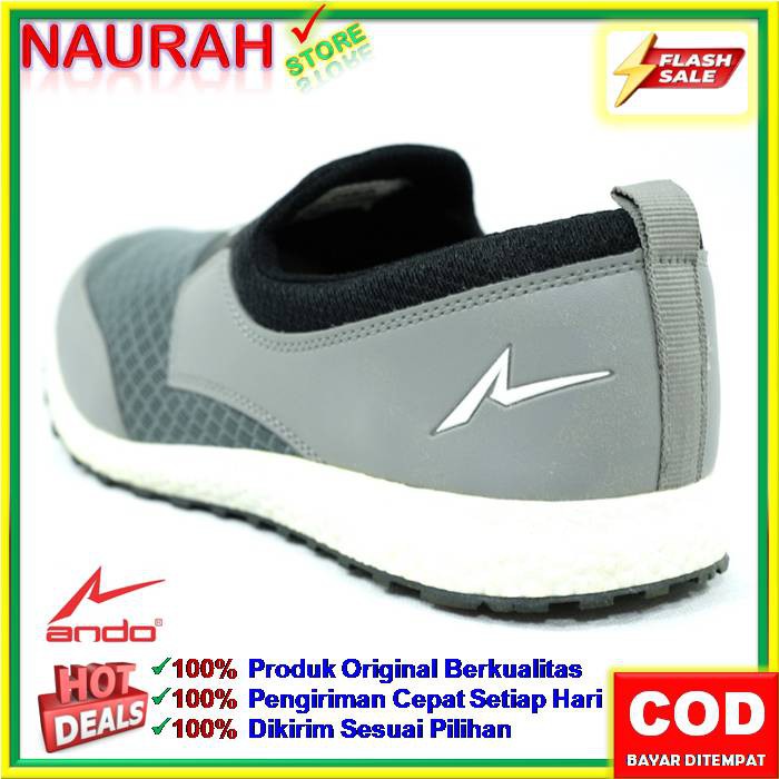 SLIP ON PRIA ANDO CARLO ORIGINAL LIMITED EDITION SLIP TRENDY CASUAL SPORTY ANTI SLIP