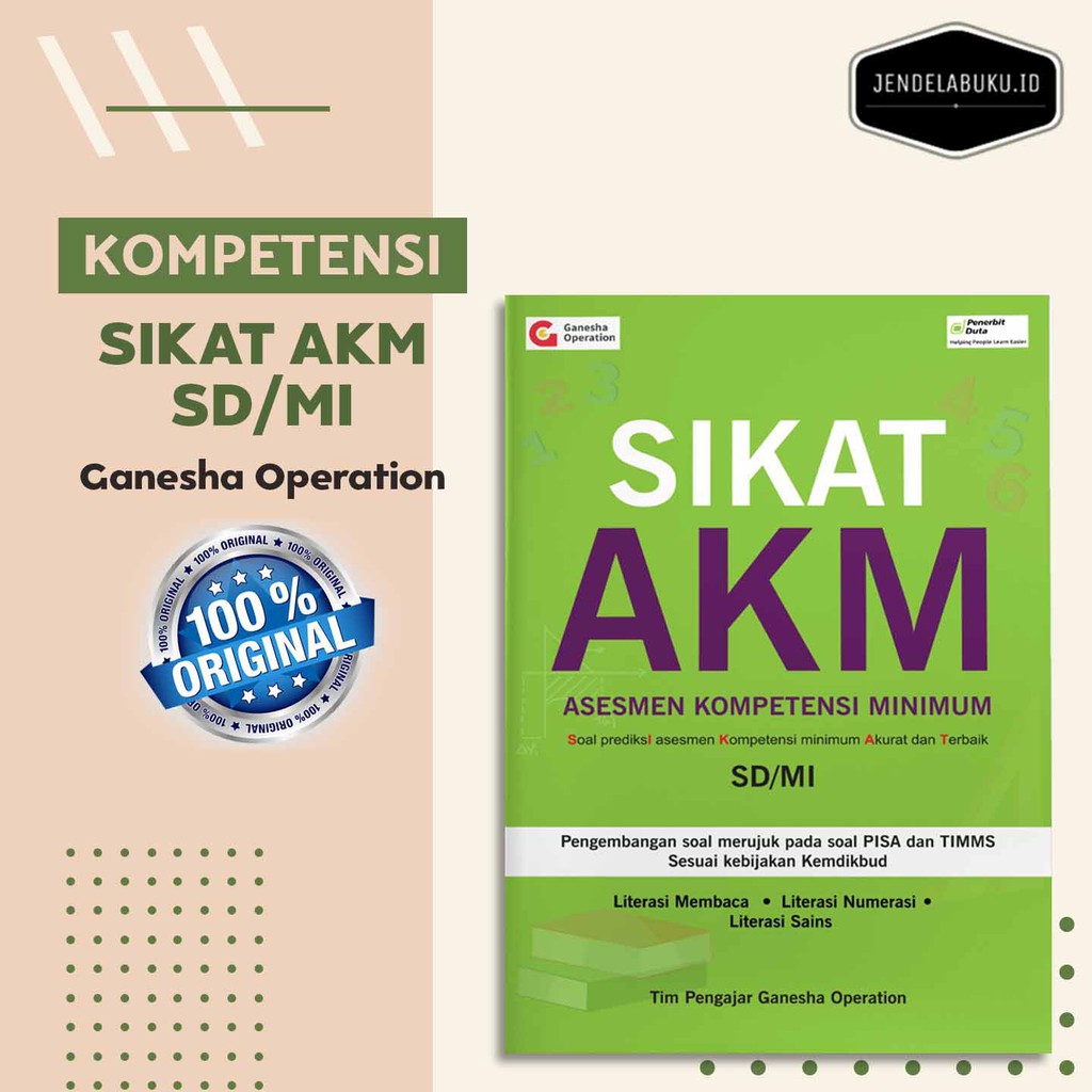 SIKAT AKM ASESMEN KOMPETENSI MINIMUM SD/SMP/SMA // GANESHA OPERATION