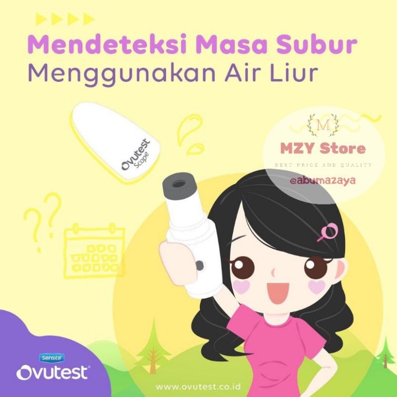 Ovutest Scope Alat Uji Masa Subur -  Tes Kesuburan Reusable