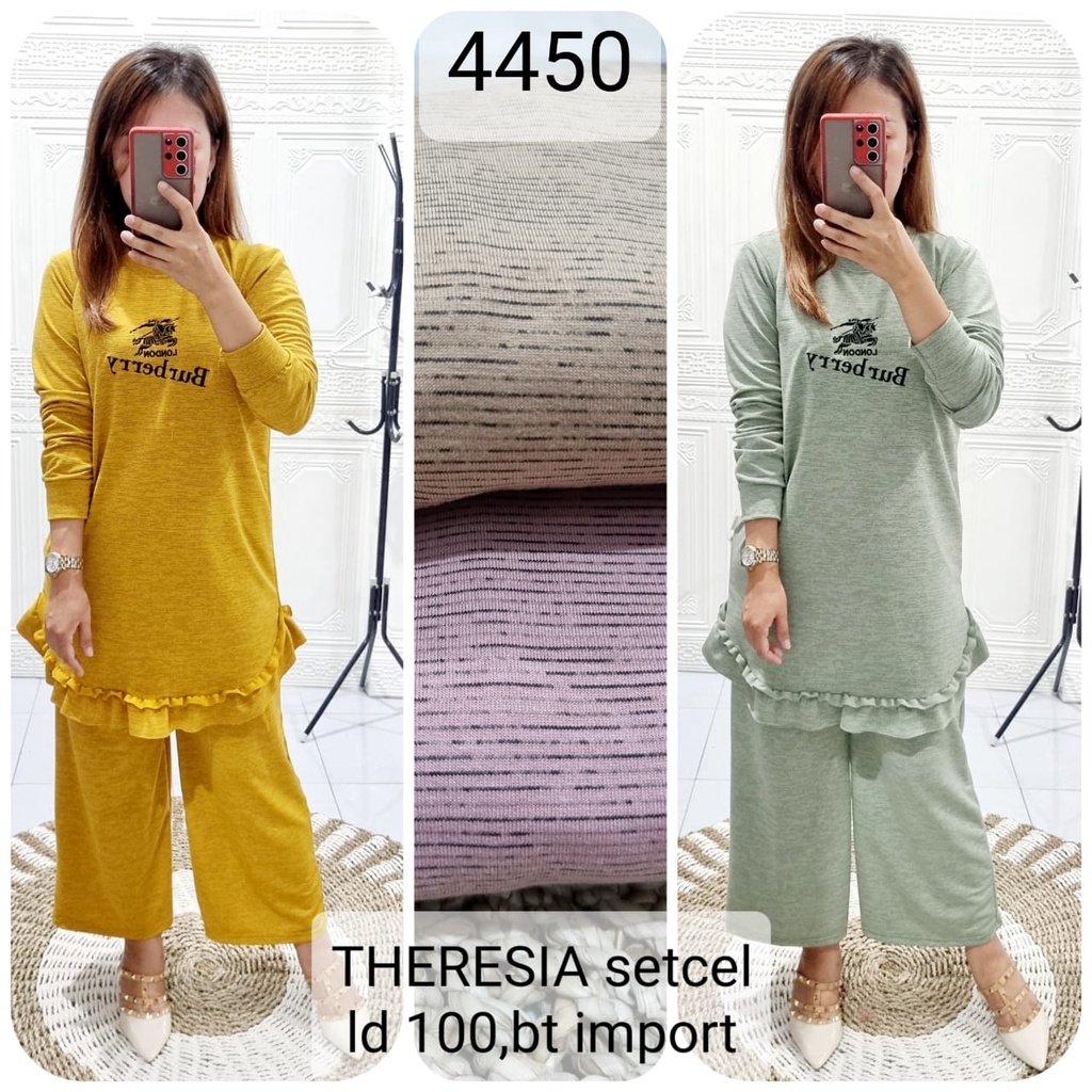 Sale... Set Tunik Burberry Import 4450