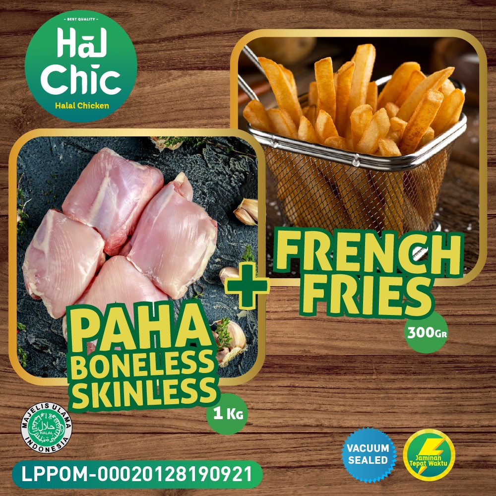 

Boneless Paha 1 Kg + French Fries 300 Gram HalChic