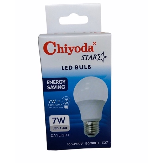 LAMPU BOHLAM LED 7W PUTIH CHIYODA STAR