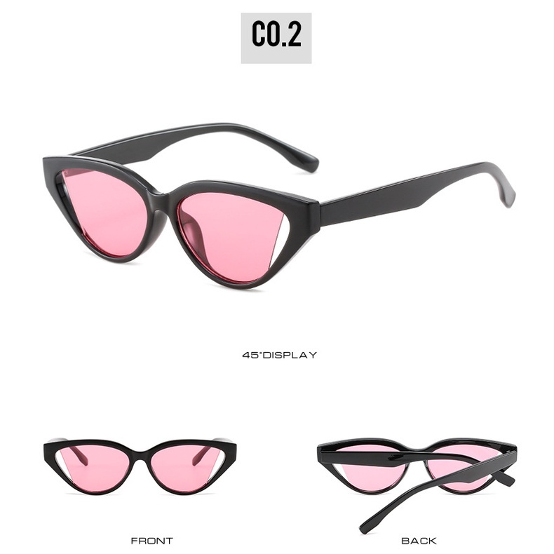 Kacamata Hitam Uv Model Mata Kucing Gaya Retro Eropa Amerika Untuk Pria Dan Wanita