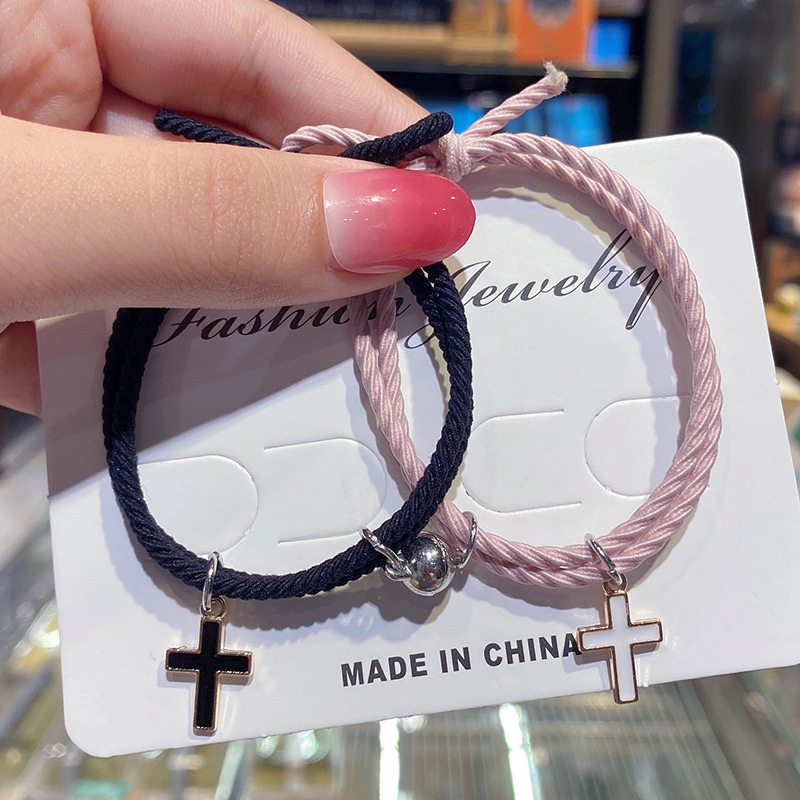 1 Pasang Gelang Couple Magnet Gelang Pasangan Gelang Kekasih Gelang Pacar-7