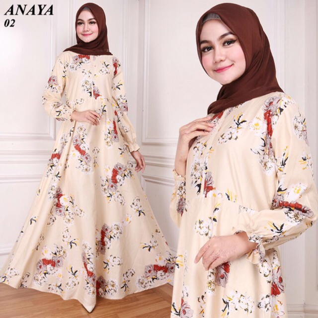 ABA agen  baju  GAMIS ANAYA 2 DPT BAJU  AJA Shopee Indonesia 