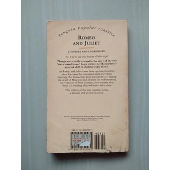 MURAH Penguin Popular Classics - Romeo And Juliet - William Shakespeare