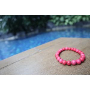 supplier GELANG BATU pink phyrus pirus alam korea china gaya karet elastis