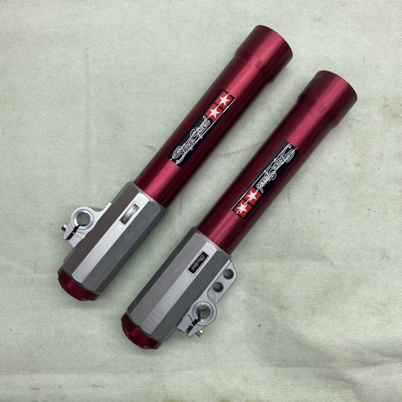 Tabung Shock Depan Stage Speed Copy Ori Plus Breket 2Piston Monoblok Big Pot 2Pin FOURSIX_46