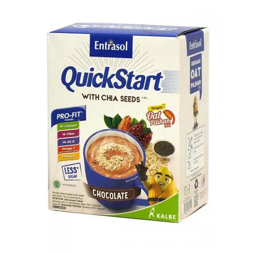

Entrasol QuickStart Chia Seeds Rasa Coklat 150gr (5sx30gr)