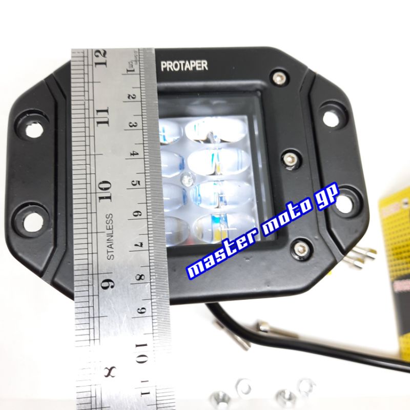 lampu sorot PROTAPER lampu tembak LED PROTAPER volt power DC 12 -80V/12W Trail KLX CRF BF KTM