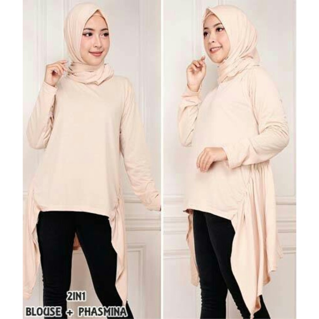 KC  2in1 TANIA / XXL / 501 / ATASAN MUSLIM PASMINA
