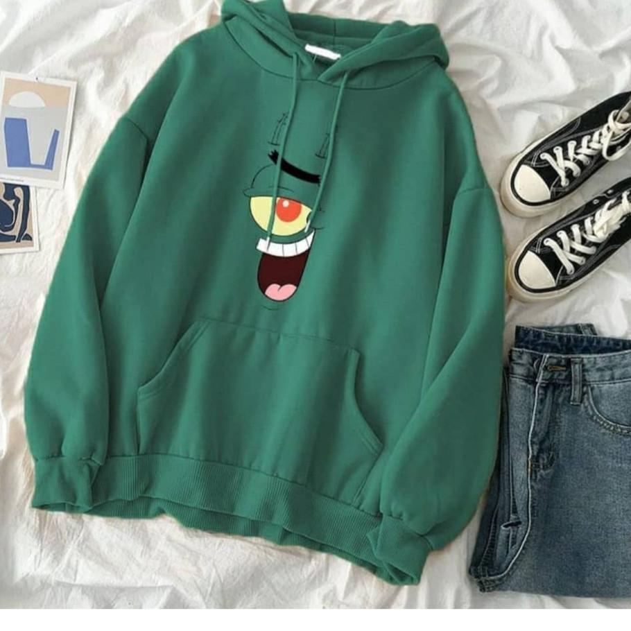 BDS[1219] Spongebob x Nickelodeon Hoodie sweater cewek cowok pria Part 2 Pasti Dikirim .,.,.,.,.,.,.