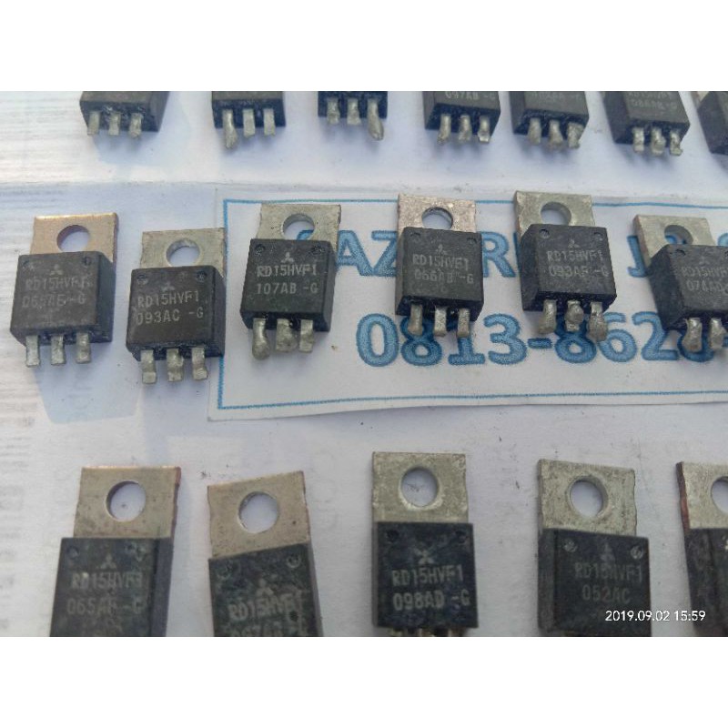 RD15HVF1 RD15 Mosfet original pengganti transistor C1972 penguat pemancar FM