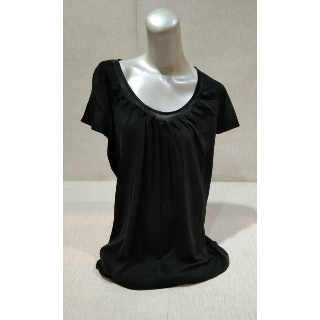 KAOS WANITA HUGO BOSS ORIGINAL PRELOVED BAHAN COTTON WARNA HITAM