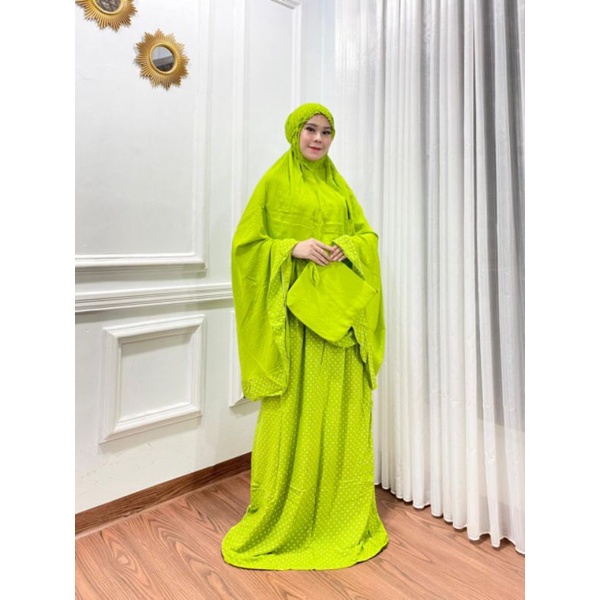 [BISA COD] MUKENA RAYON DEWASA/ SITI KHOTIJAH JUMBO