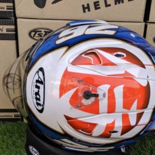 Helm half face arai dani pedrosa | Shopee Indonesia