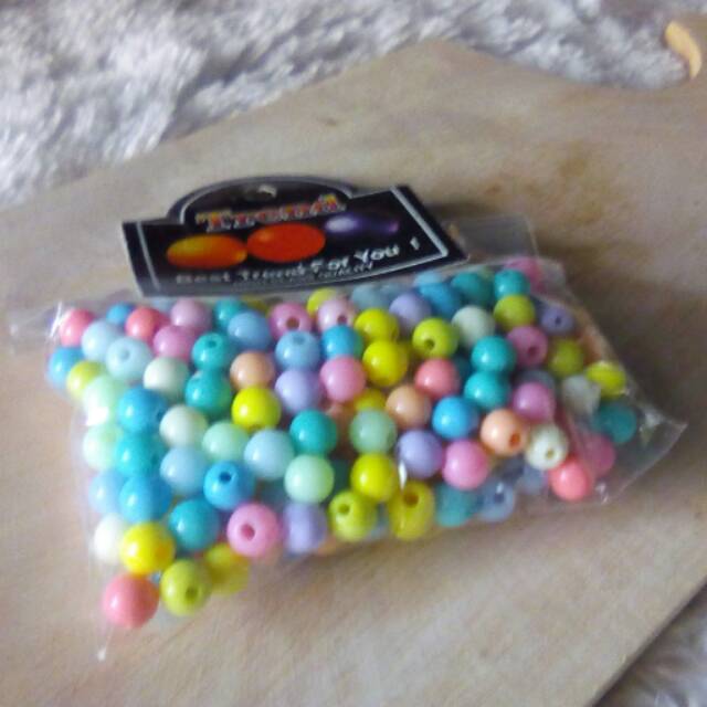 

Parel Warna Pastel 6mm