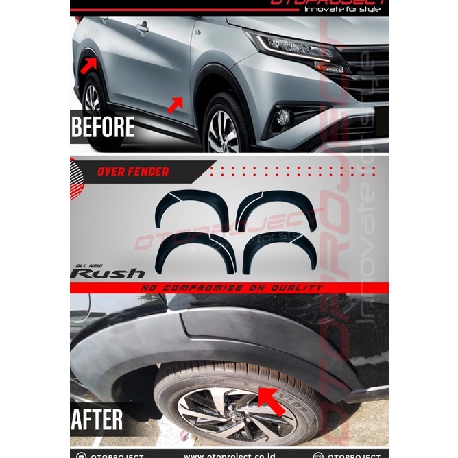 Over Fender Toyota All New Rush