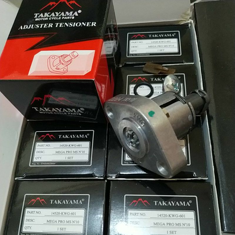 setelan tensioner tonjokan keteng Mega pro new 2010, Mega pro new monoshock, Verza TAKAYAMA