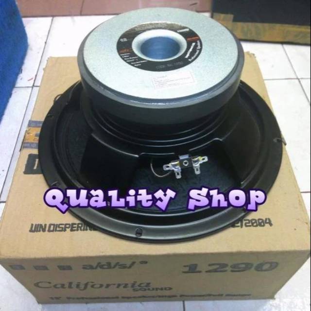 Speaker 12 inch Ads 1290 kekuatan 1000 watt karakter mid low