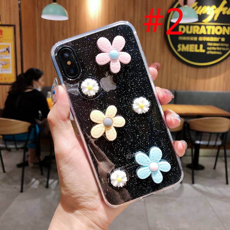 VIVO DIY Flower Clear Soft Case OPPO A57 A39 F1S K3 Realme X A3S Realme C1 F5 Youth F9 Pro F11 A7 A5S A12 A5 A9 2020 K5 Realme XT A31 2020 Reno 3 A91 Casing VIVO V5 V5S Y83 Y91C Y93 Z1 S1 Pro Y11 Y12 Y15 Y17 Y19