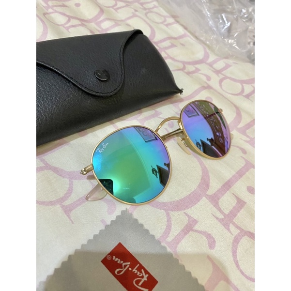 Ray-Ban Round Flat Aviator Glasses