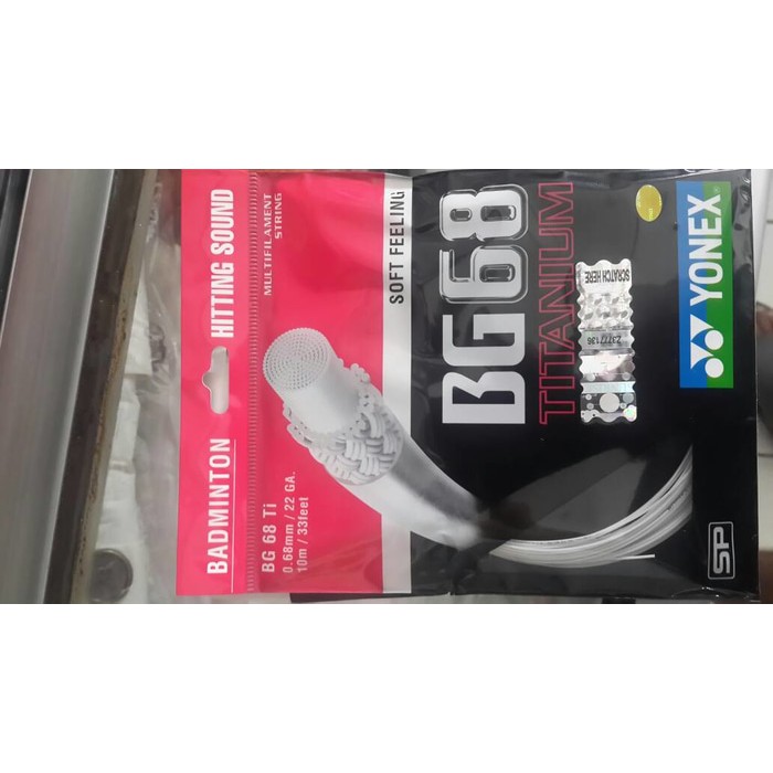 senar yonex bg68 titanium