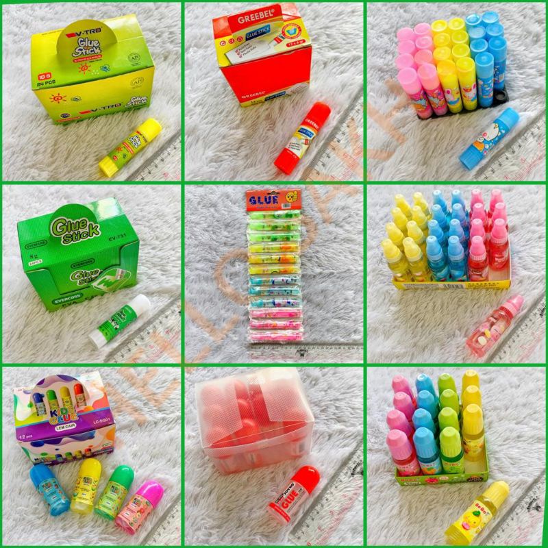 

LEM GLUE STICK & CAIR VTRO V-TRO GREEBEL JOYKO BOBO EVERCROSS ALAT TULIS SEKOLAH MENEMPEL EDUKASI EDUTOYS