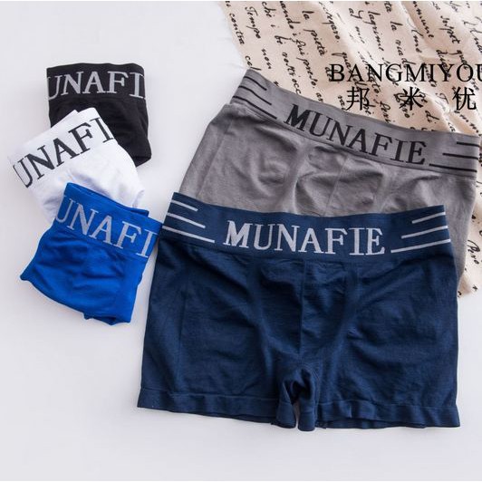 Celana Dalam Boxer Munafie Pria / CD Boxer Munafie Men UnderPants Underware Impor Premium / TS-87