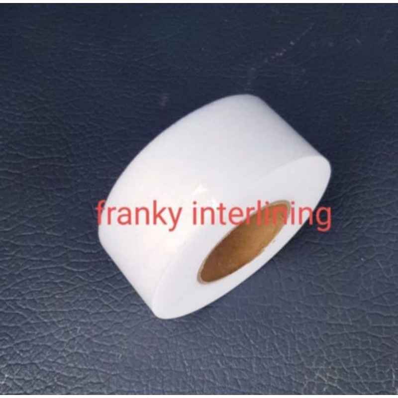 LEM SUM 2 SISI BUAT KAIN TEXTILE LEBAR 4CM HARGA ROLL ISI 45 METER