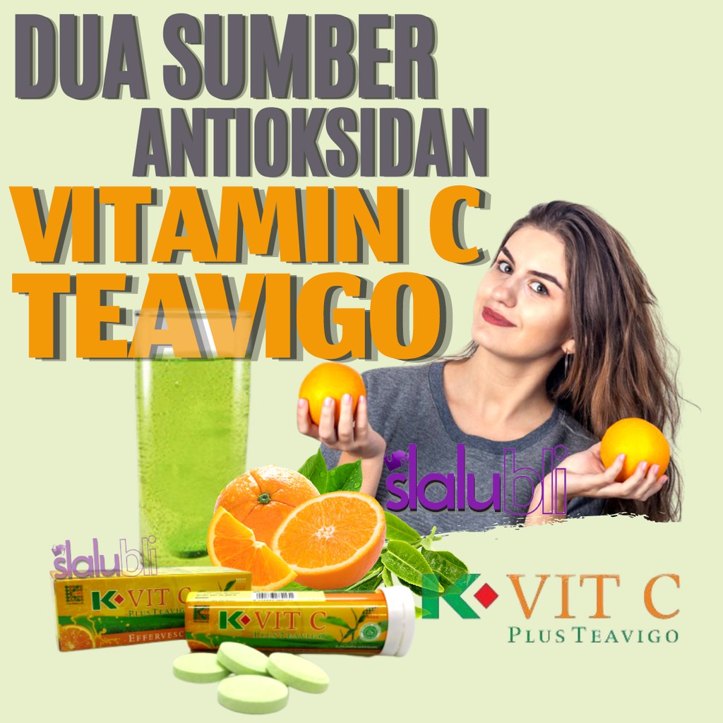 K Vit C Plus Teavigo Suplemen Antioksidan