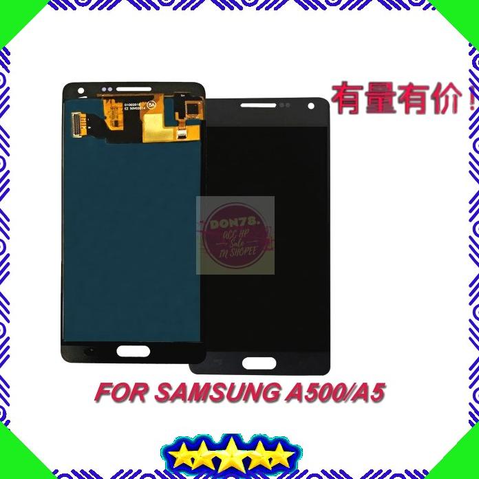 Acc Hp Lcd Touchscreen Samsung A500 A5 2015 Black Contras Lcd Ts Sms