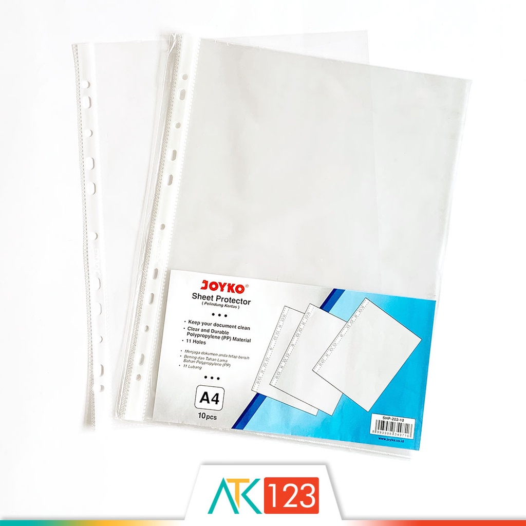 

Sheet Protector / PP Pockets A4 isi 10 Lembar - Joyko