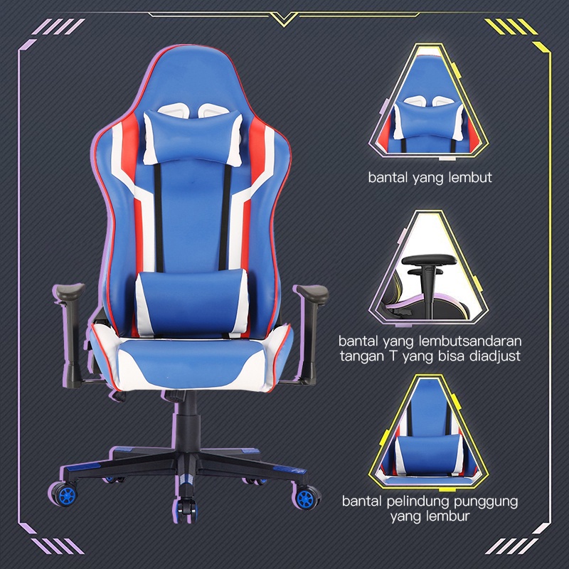 (Harga khusus) gaming chair kursi santai kursi gamers kursi gamer kursui putar kursi gamer kursi gaming fantech