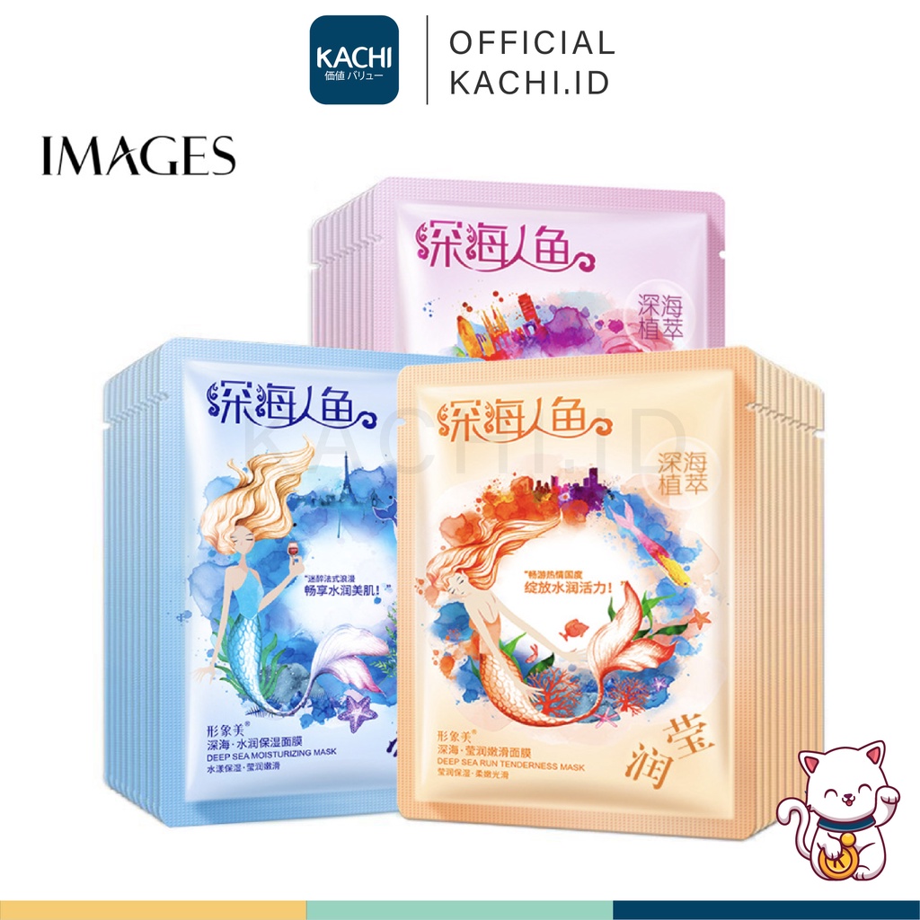 KACHI - IMAGES Deep Sea Moisturizing Mask Facial Sheet Ocean Masker Wajah Lautan Mermaid IM005