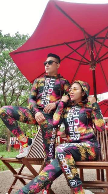 SXB SUPERDRY SPORT JACKET HOODIE AND JOGGER