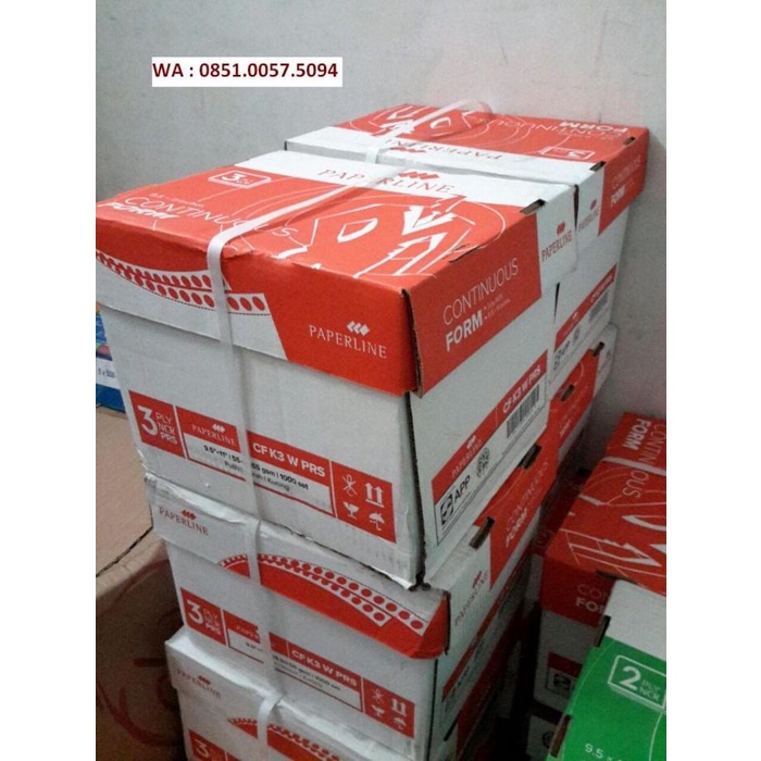 

Continuous Form Paperline K3 Prs 9,5 X 11:2 Rangkap 3