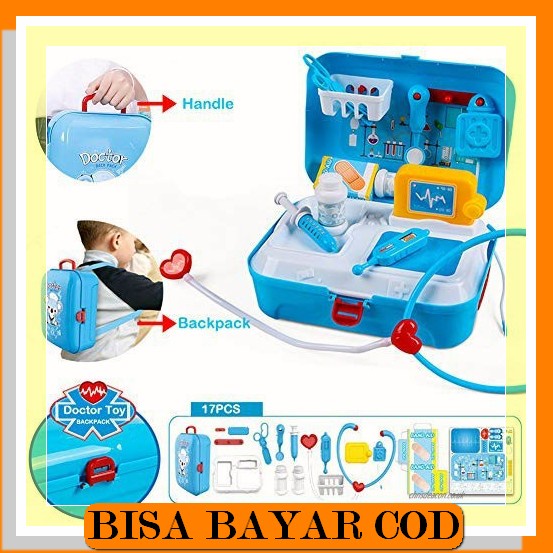 Celengan Lucu Unik Mesin Atm Bank Brankas Mainan Anak Permainan E NJ485 Doctor Backpack Playset Main