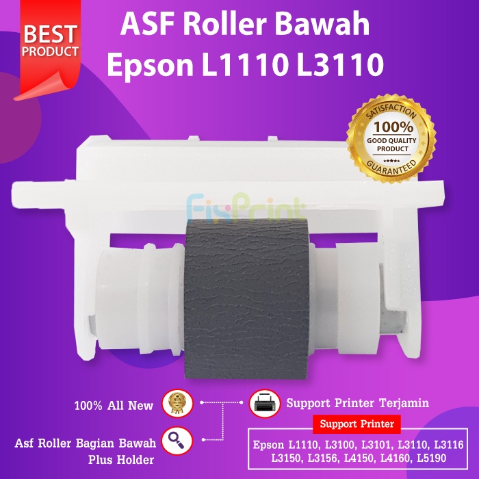 Pick Up Roller Bawah Epson L1110 L1210 L3110 L3210 Karet ASF Roll Printer L3150 L3156 L5190 L6190